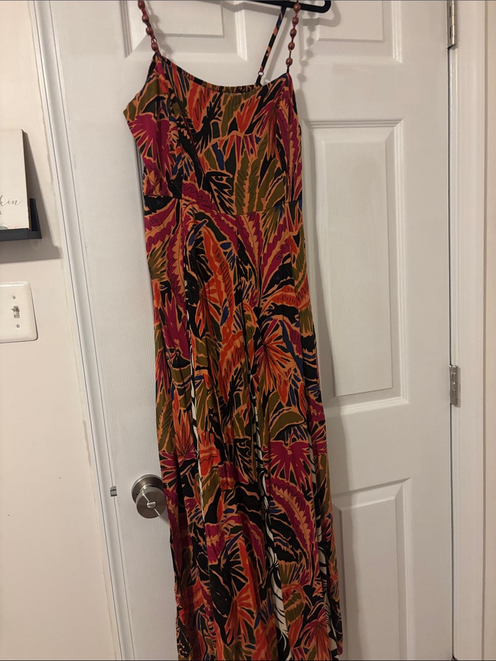 Vince Camuto Multicolor Leaf-Print Maxi Skirt